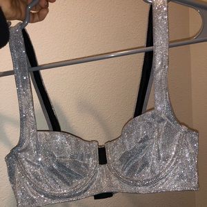House of CB “Vela” sparkly bustier